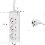 Hama – 00030528, 230 MB/s, 3500 W, 50 Hz, 1,4 m, Blanco