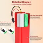 HT TopHinon 6500mAh 14.4V Batería de Litio de Repuesto para Xiaomi Roborock S4, S5, S50, S51, S55, S6, S7, Q7 MAX, V Ultra Pure, Q5, Q5 Max, Q5 Pro, E4, ES, E20, T6 Generation Robot Aspiradores