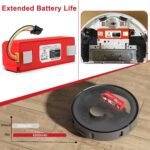 HT TopHinon 6500mAh 14.4V Batería de Litio de Repuesto para Xiaomi Roborock S4, S5, S50, S51, S55, S6, S7, Q7 MAX, V Ultra Pure, Q5, Q5 Max, Q5 Pro, E4, ES, E20, T6 Generation Robot Aspiradores