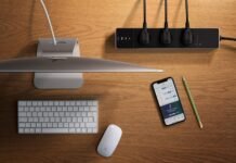 Eve Energy Strip – Regleta Triple Inteligente con Contador Eléctrico y Tecnología Apple HomeKit