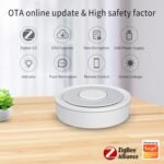 Tuya Zigbee Gateway Hub – Bridge WiFi Smart Home, Centro de control remoto para todos los productos Tuya ZigBee, compatible con Alexa, Google Assistant y la aplicación Smart Life (Gateway)