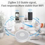 Tuya Zigbee Gateway Hub – Bridge WiFi Smart Home, Centro de control remoto para todos los productos Tuya ZigBee, compatible con Alexa, Google Assistant y la aplicación Smart Life (Gateway)