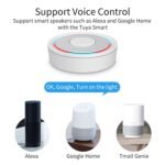 Tuya Zigbee Gateway Hub – Bridge WiFi Smart Home, Centro de control remoto para todos los productos Tuya ZigBee, compatible con Alexa, Google Assistant y la aplicación Smart Life (Gateway)