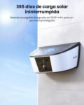 Cámara solar de seguridad ieGeek con aplique de pared