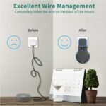 PlusAcc Dot 3.ª generación Soporte para Smart Google Home Mini Speaker 3.ª generación, no necesita tornillos (negro)