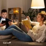 Garza – Base múltiple con interruptor inalámbrico, 6 salidas, protección infantil, Blanco