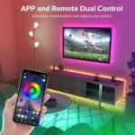 TVLIVE Tira de Luces LED 10 Metros, Control Remoto RGB y App, 28 Estilos, Modo Música, para Decoración Navideña, Fiestas, Cocina, TV Hogar, Dormitorio