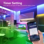 TVLIVE Tira de Luces LED 10 Metros, Control Remoto RGB y App, 28 Estilos, Modo Música, para Decoración Navideña, Fiestas, Cocina, TV Hogar, Dormitorio