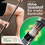 Novaliv Cepillo de madera con cerdas roscadas y mango roscado, cepillo para fregar suelos de cuatro piezas para balcón, terraza, jardín, interior y exterior