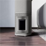 Purificador de aire AEG AX91-404DG – Filtro antibacteriano, Elimina el 99,9% de las bacterias del aire, hasta 92 m², App WiFi, Pantalla LED, Modo automático, Silencioso – Gris