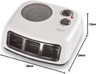 Bastilipo Tlm-2000 Termoventilador Calentador de Aire Caliente, 26 x 24 x 12 cm, Blanco