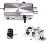 Cerradura electrónica inalámbrica, sistema de control de entrada sin llave antirrobo para el hogar con 4 controles remotos para el hogar/hotel/apartamento (plateado)