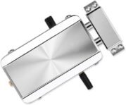 Cerradura electrónica inalámbrica, sistema de control de entrada sin llave antirrobo para el hogar con 4 controles remotos para el hogar/hotel/apartamento (plateado)