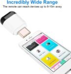 Adaptador de control remoto IR universal para teléfono inteligente Android, controlador USB C/Micro USB para TV/reproductor de DVD/decodificador/aire acondicionado/proyector, etc. (tipo C)