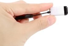 Adaptador de control remoto IR universal para teléfono inteligente Android, controlador USB C/Micro USB para TV/reproductor de DVD/decodificador/aire acondicionado/proyector, etc. (tipo C)