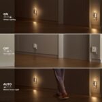 Luz Nocturna con Sensor de Movimiento, 2 Piezas Luz Nocturna Infantil Enchufe Regulable con 3 Modos, Brillo Ajustable para Habitación Infantil, Baño, Pasillo, Cocina, Escaleras