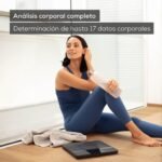 Beurer BF 450 Báscula personal con conexión App, Báscula digital de grasa corporal con 17 valores de medición, Estructura de mosaico mate, 8 memorias de usuario, 180 kg