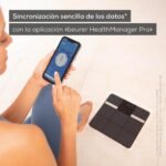 Beurer BF 450 Báscula personal con conexión App, Báscula digital de grasa corporal con 17 valores de medición, Estructura de mosaico mate, 8 memorias de usuario, 180 kg