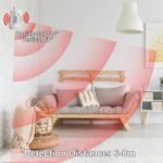 TOWODE Sistema de alarma inalámbrico para el hogar Kit antirrobo Sistema de alarma de seguridad con sirena de 115 dB, sensor de alarma de puerta, sensor de movimiento y control remoto