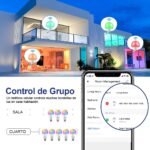 EXTRASTAR Bombilla Inteligente LED Alexa E27, 15W, 1400lm, Regulable Multicolor + Luz Cálida o Blanca, 16 Millones de Colores, Funciona con Alexa y Google Home, 1 Paquete