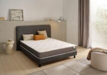 HOGAR24 ES – Colchón Viscoelástico 135 x 190 – Visco Serenity – Confort con Adaptación Ergonómica Personalizada y Sistema Avanzado de Ventilación para un Sueño Profundo – Alto 20 cm.