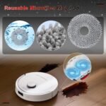 Accesorios Repuestos para Roborock QV 35A / QV 35S, 2 Cepillo principal, 4 Filtro HEPA, 6 Tela, 6 Bolsa para polvo, 6 Cepillo lateral