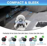 Echo Stand (4e/5.a generación), compatible con HomePod Mini Stand, soporte para altavoz de escritorio Alexa con forma de robot, adecuado para cocina, baño y dormitorio