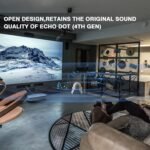 Echo Stand (4e/5.a generación), compatible con HomePod Mini Stand, soporte para altavoz de escritorio Alexa con forma de robot, adecuado para cocina, baño y dormitorio