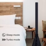 Mellerware – Termoventilador Air Power Caliente&Frío 1800W+30W | 2 en 1 | 9 velocidades | Tranquilo | Temporizador 8h | Control remoto con pantalla táctil | Modo nocturno | 15 m² | Negro