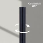 Mellerware – Termoventilador Air Power Caliente&Frío 1800W+30W | 2 en 1 | 9 velocidades | Tranquilo | Temporizador 8h | Control remoto con pantalla táctil | Modo nocturno | 15 m² | Negro