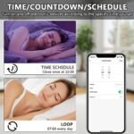 Interruptor inteligente WiFi de 4 piezas, interruptor inteligente Wifi Compatible con Alexa y Google Home, interruptores inteligentes con función de temporizador