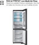 LG GBG5160CEV – Refrigerador combinado Instaview Door Cooling+, 6 pies, clasificación C, capacidad de 352 L, acero negro grafito
