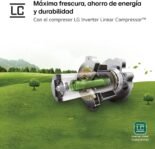 LG GBG5160CEV – Refrigerador combinado Instaview Door Cooling+, 6 pies, clasificación C, capacidad de 352 L, acero negro grafito