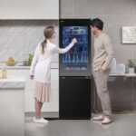 LG GBG5160CEV – Refrigerador combinado Instaview Door Cooling+, 6 pies, clasificación C, capacidad de 352 L, acero negro grafito