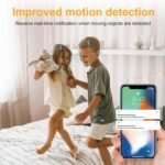 ANTELA Cámara de Vigilancia WiFi Interior 1080P, 2.4/5GHz, 355°/90° PTZ, Audio Bidireccional, Visión Nocturna IR, Detección de Movimiento, Compatible con Alexa/Google Home (4pcs)