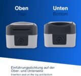 REV AquaStorm 16A 230V~ IP55 Conector hembra de 2 pines de plástico para montaje en superficie – Carbón