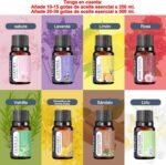 Máquina de aromaterapia con difusor de Aroma de 500ML con difusor humidificador de 14 LED Control remoto 4 temporizador 2 patrones de pulverización