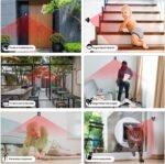 PHYSEN Sensor de Movimiento Inalámbrico con Alarma de Sonido, Timbre, Sensor de Movimiento para Tienda, Timbre Inalámbrico, 58 Tonos + 5 Volúmenes, para Entrada/Casa/Tienda/Oficina