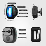 PHYSEN Sensor de Movimiento Inalámbrico con Alarma de Sonido, Timbre, Sensor de Movimiento para Tienda, Timbre Inalámbrico, 58 Tonos + 5 Volúmenes, para Entrada/Casa/Tienda/Oficina