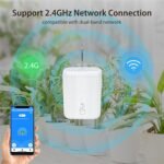 Sistema de Riego WiFi, Control por APP, Temporizador Inteligente, Kit de Riego por Goteo, 10 Boquillas para Jardín, Balcón, Interior, Compatible con Tuya