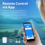 Sistema de Riego WiFi, Control por APP, Temporizador Inteligente, Kit de Riego por Goteo, 10 Boquillas para Jardín, Balcón, Interior, Compatible con Tuya