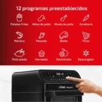 Ufesa Magister 12L Airfryer Freidora de aire sin aceite, 12 Programas, 1850W, Temporizador, Temperatura 200ºC, 6 Accesorios Incluidos, Sin BPA, Exclusivo de Amazon