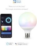 Garza Smart LED Bombilla Globo Inteligente Wifi G95, 11W (Equivalente a Incandescente 75W), E27, RGB+CCT, Regulable, Programable, Control por Voz y App, Alexa/Google, WiFi 2.4GHz