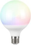 Garza Smart LED Bombilla Globo Inteligente Wifi G95, 11W (Equivalente a Incandescente 75W), E27, RGB+CCT, Regulable, Programable, Control por Voz y App, Alexa/Google, WiFi 2.4GHz