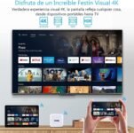 Android TV Box 10.0 MECOOL KM2 Smart TV Box 4K Netflix Certificado por Google Amlogic S905X2-B Reproductor multimedia de transmisión certificado 2G DDR4 8G EMMC BT 4.2 Dolby Audio