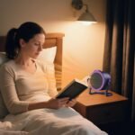 Ventilador de calefacción de 500 W – Calefacción pequeña para acampar | Calefacción giratoria de 360° para viajes, escritorio, autocaravana y hogar | Clima frío compacto, E