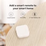 Botón inalámbrico único Aqara, requiere HUB AQARA, conexión Zigbee, botón de control versátil de 3 vías para dispositivos domésticos inteligentes, compatible con Apple HomeKit e IFTTT