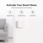 Botón inalámbrico único Aqara, requiere HUB AQARA, conexión Zigbee, botón de control versátil de 3 vías para dispositivos domésticos inteligentes, compatible con Apple HomeKit e IFTTT