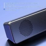 Barra de sonido para TV, barra de sonido de cine en casa, barra de sonido inalámbrica con graves profundos y amplificador de volumen para TV, escritorio, portátil, proyector