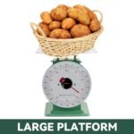 Tada Báscula industrial de cocina y alimentos con control de porciones de 220 libras de servicio pesado con plataforma de acero inoxidable